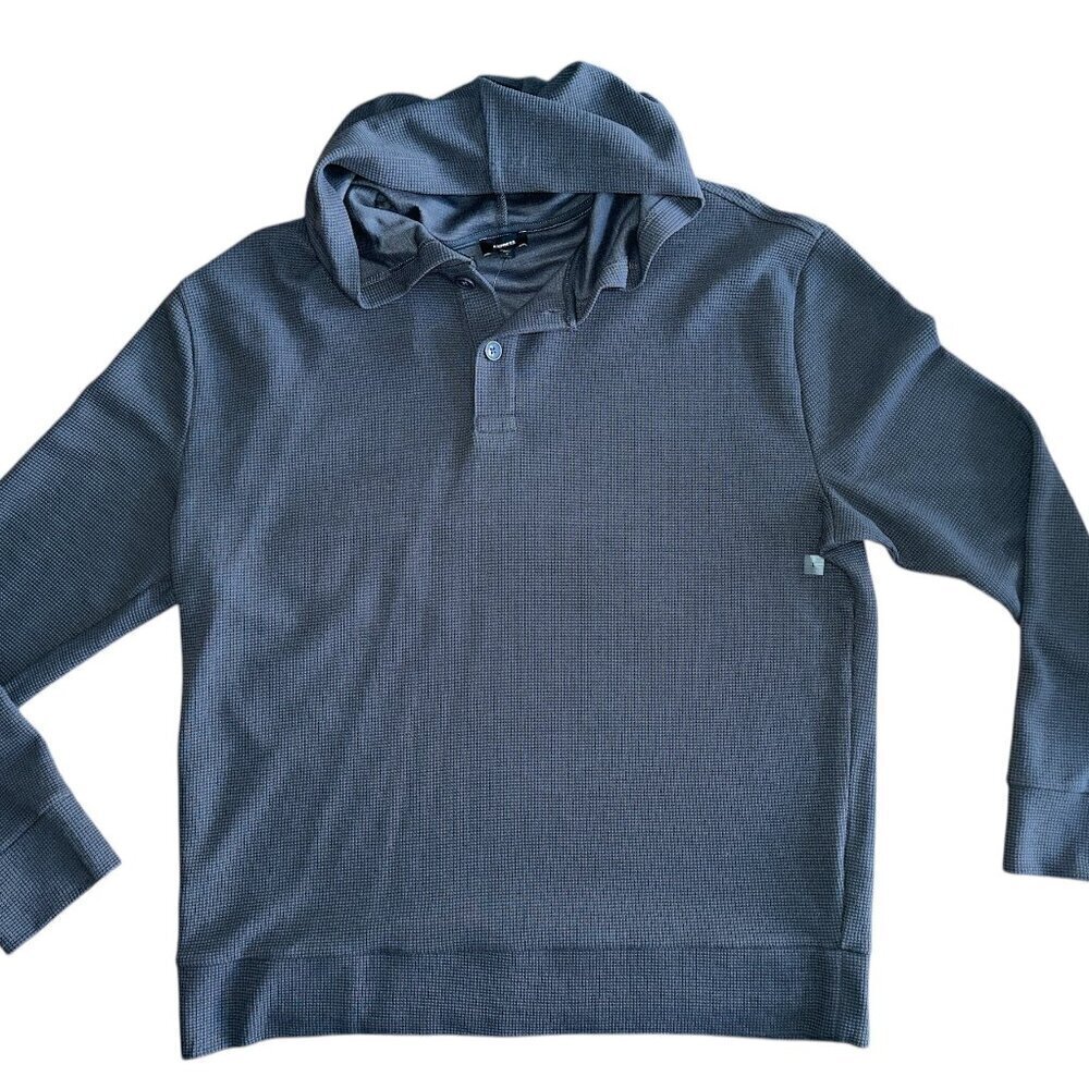 Express Waffle Knit Hoodie Set‎ Tan & Gray Size L